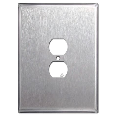 metal plate for mounting outlet box|stainless steel electrical plate cover.